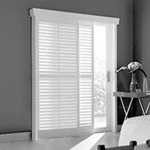 Bypass Track Wood Shutters