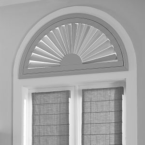 Sunburst Arches Style Composite Shutters